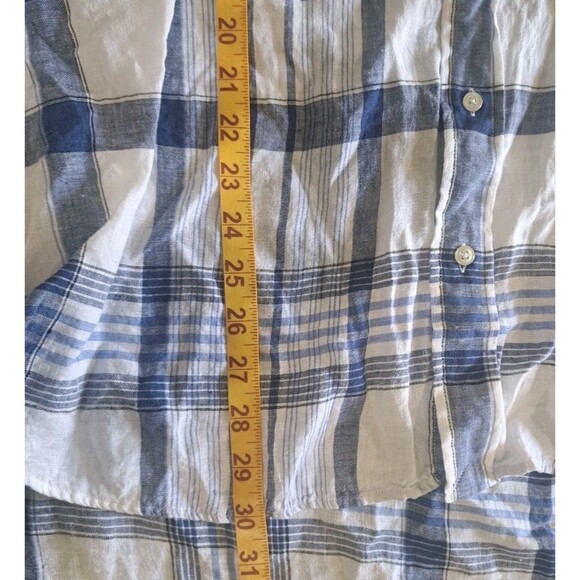 Ralph Lauren Men’s Shirt 2XL Blue White Plaid Long Sleeve Casual Button Up XXL - Picture 7 of 7